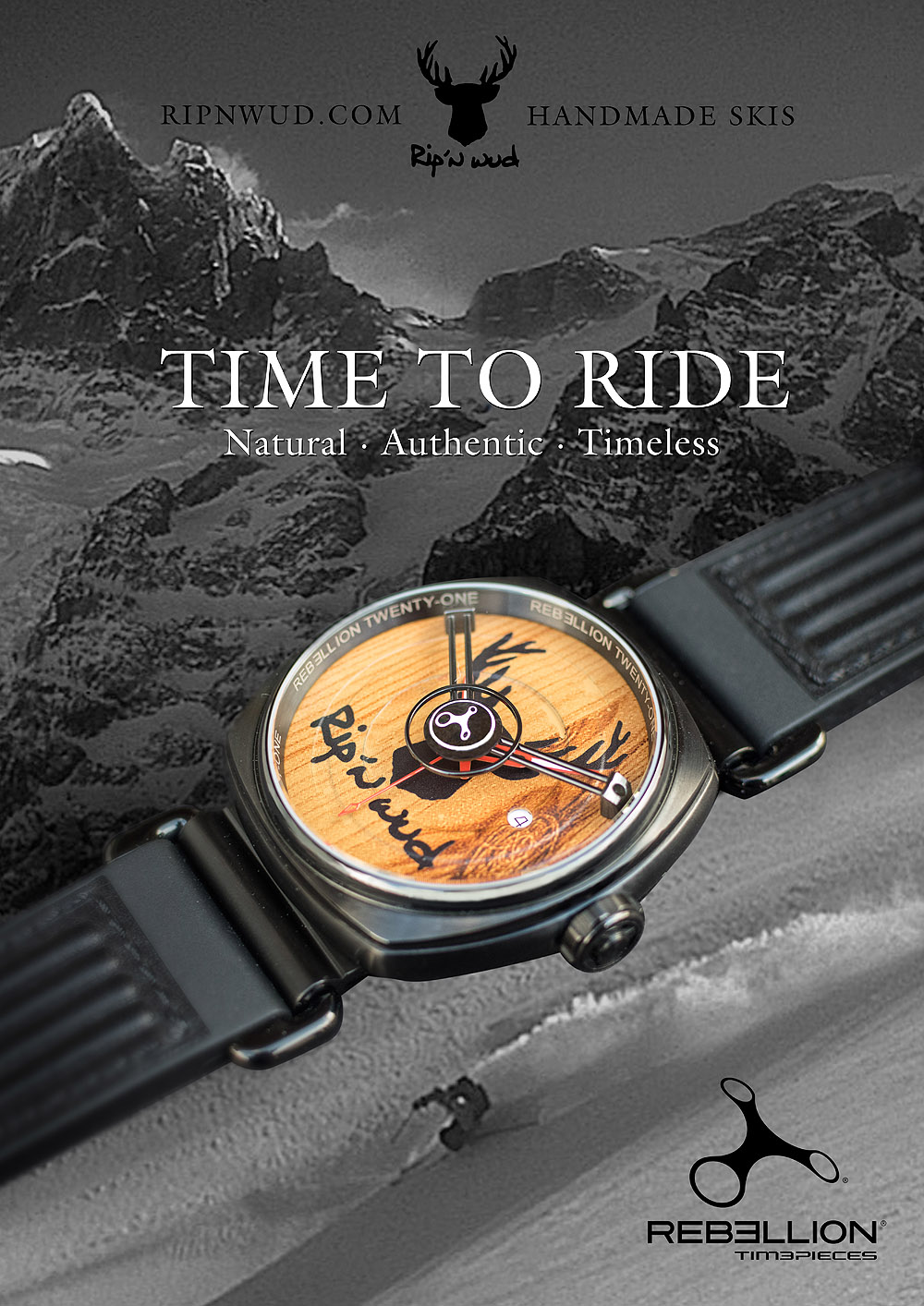 rionwud rebellion timepiece watch limited edition