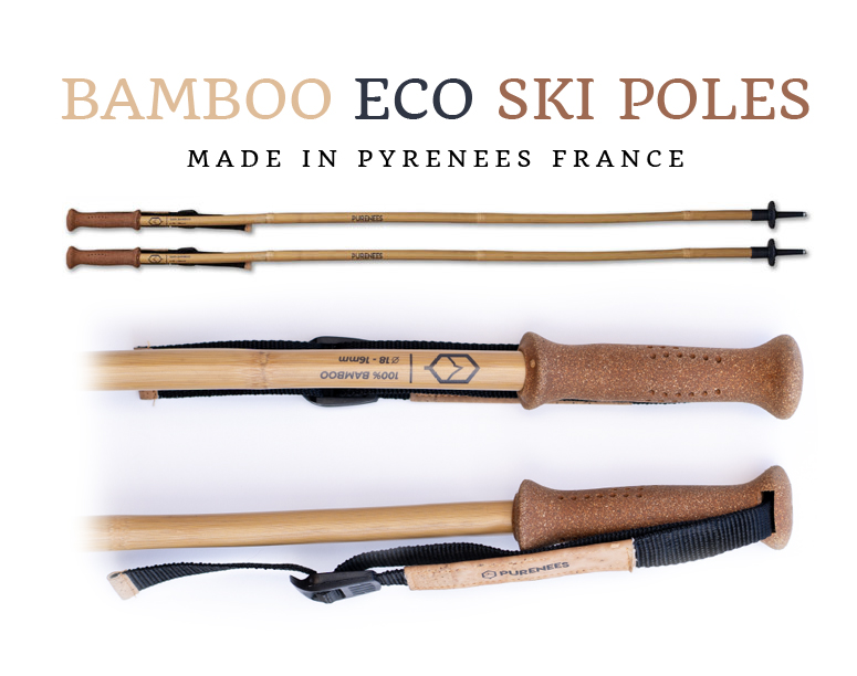 bamboo ski poles